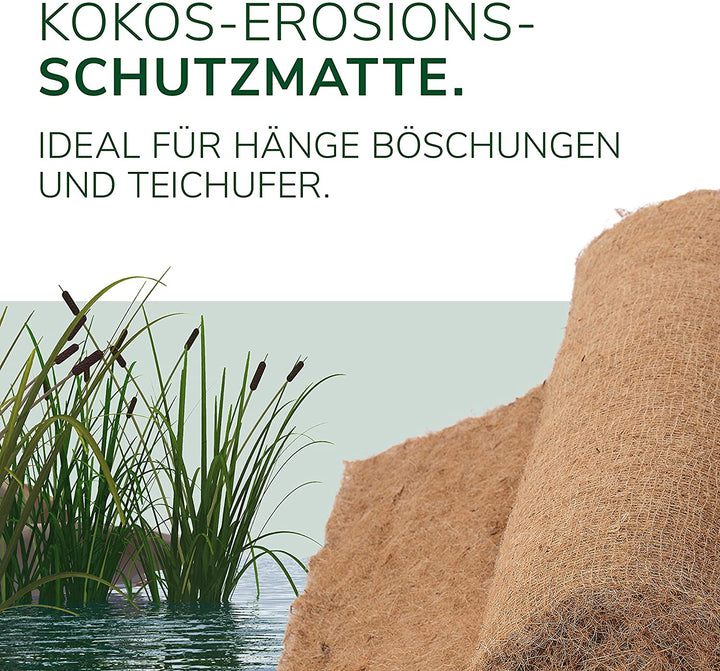 Natursache Erosionsschutzmatte - Kokos/Jute - 1 x 10m