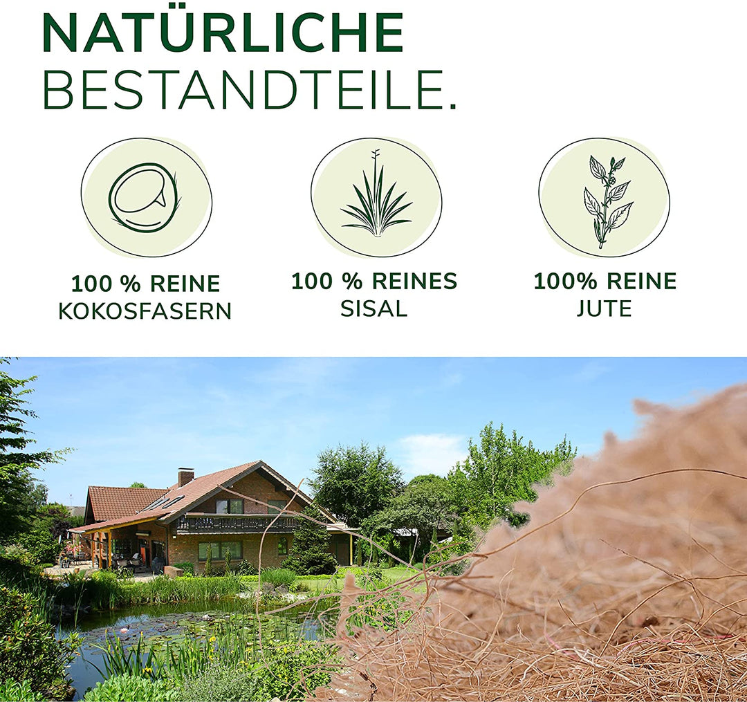 Natursache Erosionsschutzmatte - Kokos/Jute - 1 x 10m