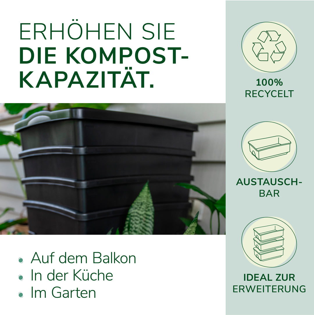 Ersatzetage für Wurmkomposter - "Wormcafé"