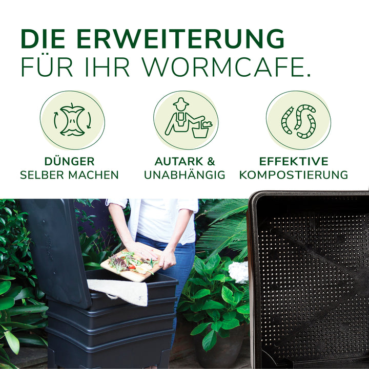 Ersatzetage für Wurmkomposter - "Wormcafé"