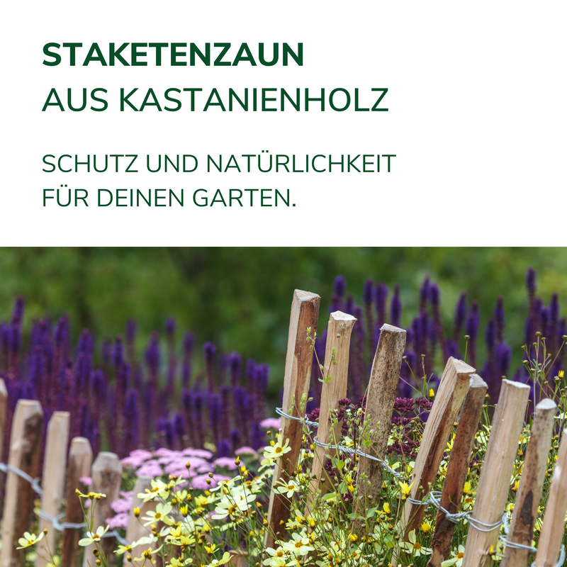 Staketenzaun - Flexibler Gartenzaun