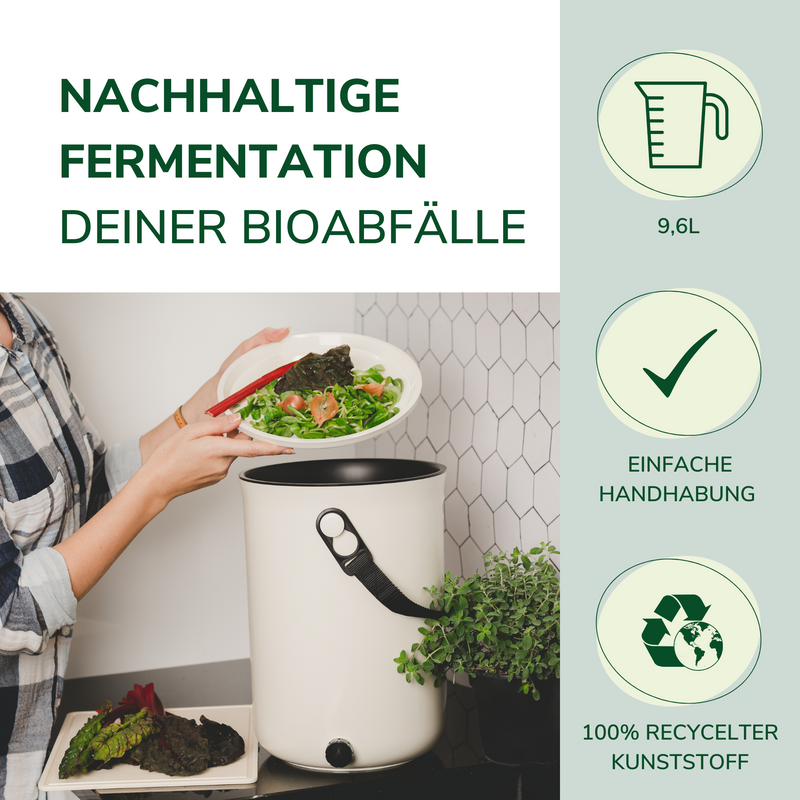 Bokashi Organko Eimer - Nachhaltiger Komposter in der Küche