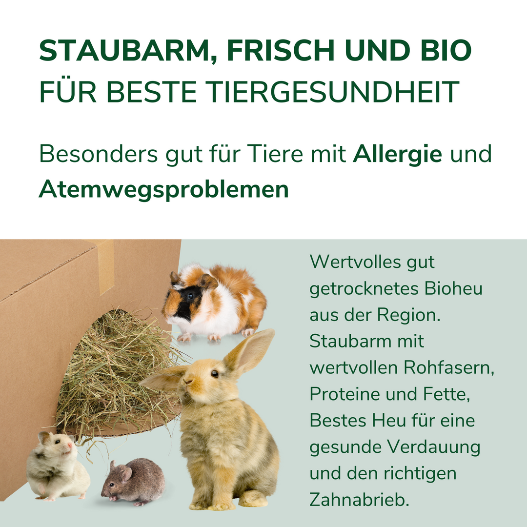 Heu aus Bioanbau 8-10 kg