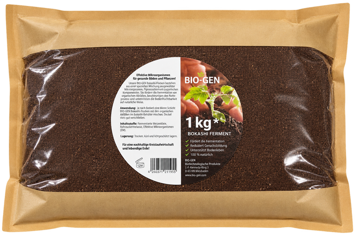 Bokashi-Flocken mit EM – für die natürliche Fermentation deiner Küchenabfälle