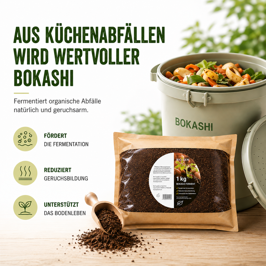 Bokashi-Flocken mit EM – für die natürliche Fermentation deiner Küchenabfälle
