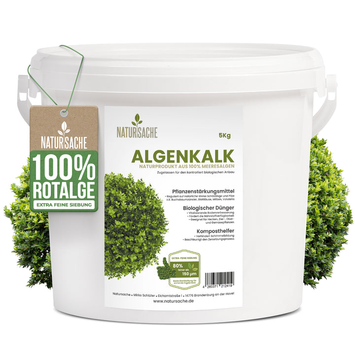 Algenkalk -Bekämpfung gegen Buchsbaumzünsler + Dünger