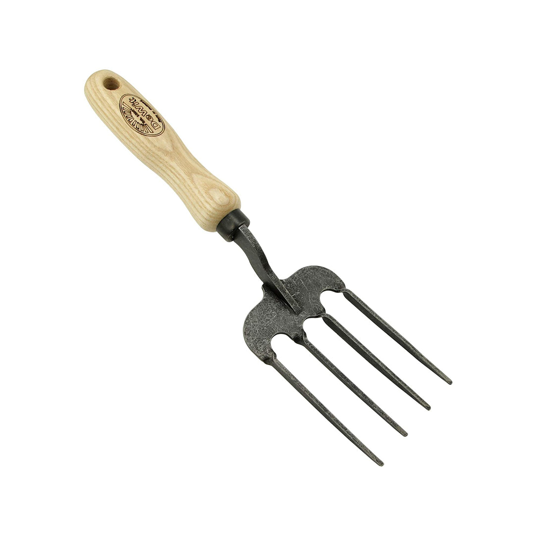 DeWit Blumengabel 'Twisted Hand-Fork Welldone' 30 cm I Profi Grabegabel aus Borstahl