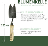 DeWit Blumenkelle 'X-Treme' schmal V-Schneide 28,5 cm I Blumenschaufel & Unkrautstecher aus Borstahl
