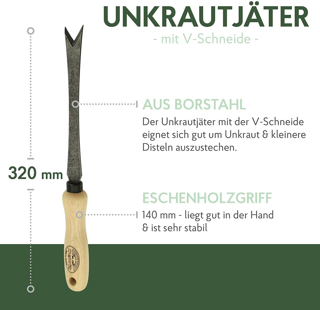 DeWit Unkraut-Jäter aus Borstahl 32 cm