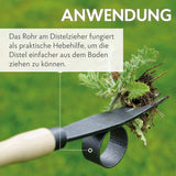 DeWit Distel-Zieher 'Thistle Cutter' 67 cm I Profi Garten-Zubehör zum Unkraut entfernen