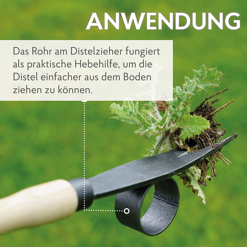 DeWit Distel-Zieher 'Thistle Cutter' 67 cm I Profi Garten-Zubehör zum Unkraut entfernen
