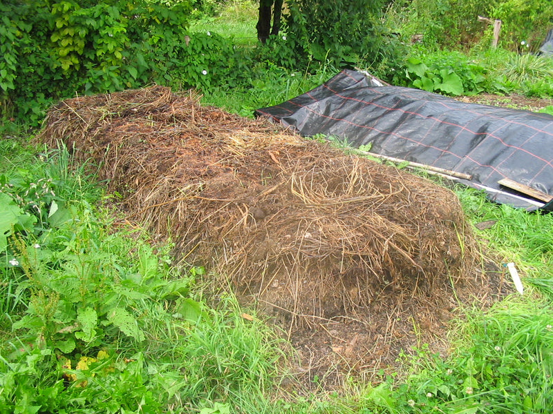 Abdeckplane für Kompost und Gartenbeete (PP-Gewebe 2 m breit)