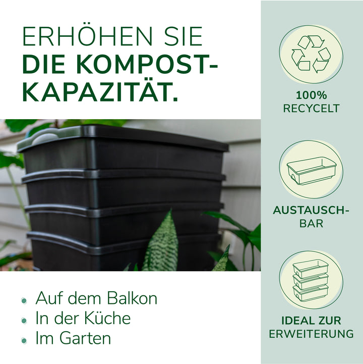 Ersatzetage für Wurmkomposter - "Wormcafé"
