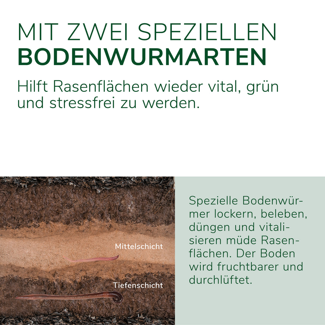 Terra Forming Paket - 'Digger' - Bodenbelebung für Gartenböden (50-100 m²)