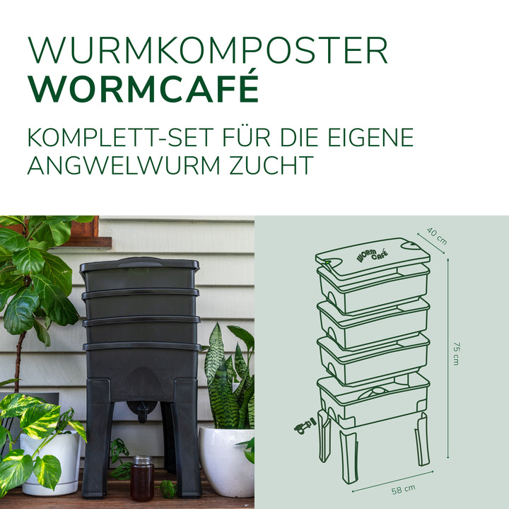 Wurmkomposter - "Wurmcafé Angelwürmer"