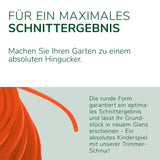 natursache.de | Trimmer-Faden für maximale Schnittleistung - ORANGE - 120 m hochwertiger und extra reißfester Mähfaden in 1,6 2,4 oder 3,0 mm